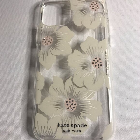 Kate Spade Protective Hardshell Case for iPhone 11 Pro - Hollyhock Floral - Picture 3 of 8
